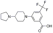 Benzoic acid, 3-(4-(pyrrolidin-1-yl)piperidin-1-yl)-5-(trifluoroMethyl)- CAS#: 1163142-42-4