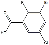 Benzoic acid, 3-broMo-5-chloro-2-fluoro- CAS#: 1269232-93-0