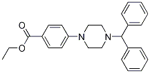 Benzoic acid, 4-[4-(diphenylMethyl)-1-piperazinyl]-, ethyl ester CAS#: 1132838-06-2