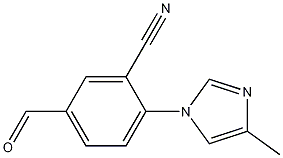 Benzonitrile, 5-formyl-2-(4-methyl-1H-imidazol-1-yl)- CAS#: 1170735-10-0