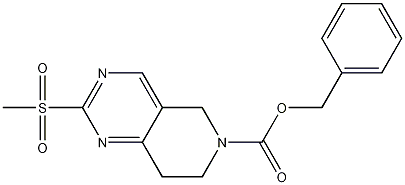 Benzyl 2-(methylsulfonyl)-7,8-dihydropyrido[4,3-d]pyrimidine-6(5H)-carboxylate CAS#: 1255574-50-5