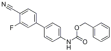 Benzyl N-[4-(4-cyano-3-fluorophenyl)phenyl]carbaMate CAS#: 1381944-75-7