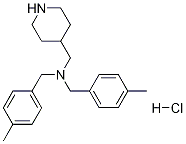 Bis-(4-Methyl-benzyl)-piperidin-4-ylMethyl-aMine hydrochloride CAS#: 1353954-60-5