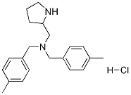 Bis-(4-Methyl-benzyl)-pyrrolidin-2-ylMethyl-aMine hydrochloride CAS#: 1353954-52-5