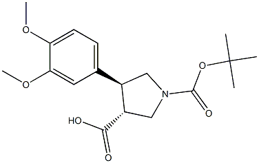 Boc-(+/-)-trans-4-(3,4-diMethoxy-phenyl)-pyrrolidine-3-carboxylic acid CAS#: 1330750-33-8