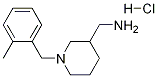 C-[1-(2-Methyl-benzyl)-piperidin-3-yl]-MethylaMine hydrochloride CAS#: 1289387-56-9