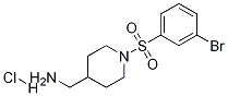 C-[1-(3-BroMo-benzenesulfonyl)-piperidin-4-yl]-MethylaMine hydrochloride CAS#: 1353958-71-0