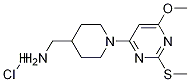 C-[1-(6-Methoxy-2-Methylsulfanyl-pyriMidin-4-yl)-piperidin-4-yl]-MethylaMine hydrochloride CAS#: 1353946-63-0