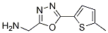 C-[5-(5-Methyl-thiophen-2-yl)-[1,3,4]oxadiazol-2-yl]-methylamine CAS#: 1223748-45-5