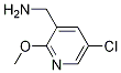 C-(5-Chloro-2-Methoxy-pyridin-3-yl)-MethylaMine CAS#: 1256816-82-6