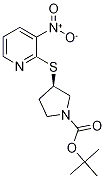 (R)-3-(3-Nitro-pyridin-2-ylsulfanyl)-pyrrolidine-1-carboxylic acid tert-butyl ester CAS#: 1354006-95-3