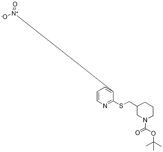 3-(3-Nitro-pyridin-2-ylsulfanylMethyl)-piperidine-1-carboxylic acid tert-butyl ester CAS#: 1353951-90-2