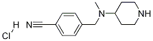 4-[(Methyl-piperidin-4-yl-aMino)-Methyl]-benzonitrilehydrochloride CAS#: 1353972-57-2