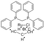 CHLORO(CYCLOPENTADIENYL)[BIS(DIPHENYLPHOSPHINO)METHANE]RUTHENIUM (II) CAS#: 71397-33-6