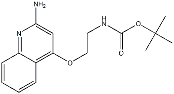 CarbaMic acid, N-[2-[(2-aMino-4-quinolinyl)oxy]ethyl]-, 1,1-diMethylethyl ester CAS#: 1085412-36-7