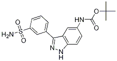 CarbaMic acid, N-[3-[3-(aMinosulfonyl)phenyl]-1H-indazol-5-yl]-, 1,1-diMethylethyl ester CAS#: 1338792-02-1