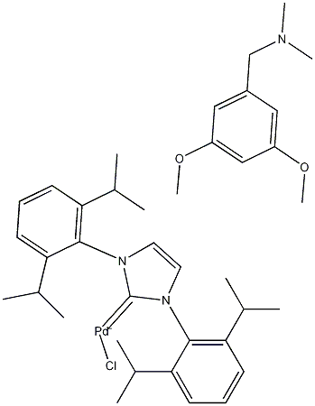 Chloro[[1,3-bis(2,6-diisopropylphenyl)imidazol-2-ylidene](N,N-dimethyl-3,5-dimethoxybenzylamine)palladium(II)] CAS#: 1093348-08-3