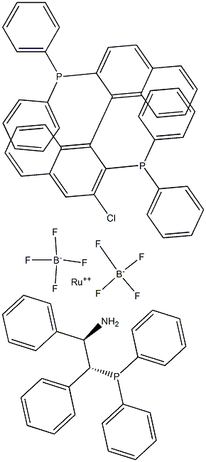 Chloro[(R)-2,2'-bis(diphenylphosphino)-1,1'-binaphthyl][(1R,2R)-2-(diphenylphosphino)-1,2-diphenylethanamine]ruthenium(II) tetrafluoroborate, min. 97% CAS#: 1150112-54-1