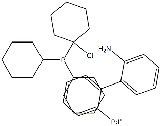 Chloro[(tricyclohexylphosphine)-2-(2'-aminobiphenyl)]palladium(II) CAS#: 1353658-81-7
