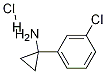 CyclopropanaMine, 1-(3-chlorophenyl)-, hydrochloride CAS#: 1217031-87-2
