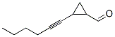 Cyclopropanecarboxaldehyde, 2-(1-hexynyl)- (9CI) CAS#: 72536-26-6