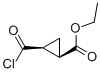 Cyclopropanecarboxylic acid, 2-(chlorocarbonyl)-, ethyl ester, cis- (9CI) CAS#: 71666-00-7