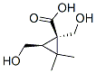 Cyclopropanecarboxylic acid, 3-(dihydroxymethyl)-2,2-dimethyl-, (1R-cis)- (9CI) CAS#: 71635-03-5