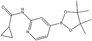 Cyclopropanecarboxylic acid [4-(4,4,5,5-tetramethyl-[1,3,2]dioxaborolan-2-yl)-pyridin-2-yl]-amide CAS#: 1286230-87-2