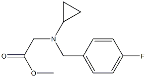 [Cyclopropyl-(4-fluoro-benzyl)-aMino]-acetic acid Methyl ester CAS#: 1211709-33-9