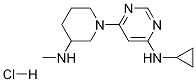 Cyclopropyl-[6-(3-MethylaMino-piperidin-1-yl)-pyriMidin-4-yl]-aMine hydrochloride CAS#: 1353953-44-2