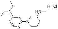 Diethyl-[6-(3-MethylaMino-piperidin-1-yl)-pyriMidin-4-yl]-aMine hydrochloride CAS#: 1353947-01-9