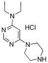 Diethyl-(6-piperazin-1-yl-pyriMidin-4-yl)-aMine hydrochloride, 98+% C12H22ClN5, 分子量 271.79 CAS#: 1185319-47-4
