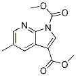 Dimethyl 5-methyl-1H-pyrrolo[2,3-b]pyridine-1,3-dicarboxylate CAS#: 1198106-53-4