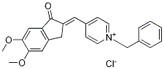 (E)-1-benzyl-4-((5,6-diMethoxy-1-oxo-1H-inden-2(3H)-ylidene)Methyl)pyridiniuM chloride CAS#: 1188913-39-4