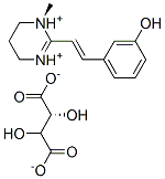 (E)-1,4,5,6-tetrahydro-2-[2-(3-hydroxyphenyl)vinyl]-1-methylpyrimidine-1,3-diylium [R-(R*,R*)]-tartrate CAS#: 71865-30-0