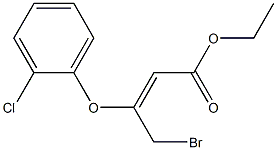 (E)-4-bromo-3-(2-chloro-phenoxy)-but-2-enoic acid ethyl ester CAS#: 1191997-60-0