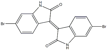 (E)-6-bromo-3-(6-bromo-2-oxoindolin-3-ylidene)indolin-2-one CAS#: 1351240-72-6