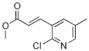 (E)-Methyl 3-(2-chloro-5-methylpyridin-3-yl)-acrylate CAS#: 1198401-58-9