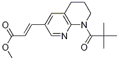 (E)-Methyl 3-(8-pivaloyl-5,6,7,8-tetrahydro-1,8-naphthyridin-3-yl)acrylate CAS#: 1222533-81-4