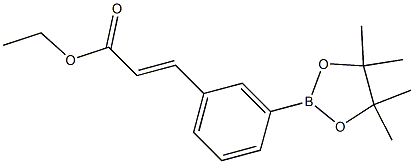 (E)-ethyl 3-(3-(4,4,5,5-tetraMethyl-1,3,2-dioxaborolan-2-yl)phenyl)acrylate CAS#: 1377024-34-4