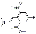 (E)-methyl 2-(2-(dimethylamino)vinyl)-5-fluoro-3-nitrobenzoate CAS#: 1305320-70-0