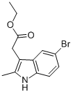 ETHYL 2-(5-BROMO-2-METHYL-1H-INDOL-3-YL)ACETATE CAS#: 72016-68-3