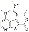 ETHYL 4-(DIMETHYLAMINO)-3-([(DIMETHYLAMINO)METHYLENE]AMINO)THIENO[2,3-B]PYRIDINE-2-CARBOXYLATE CAS#: 1164506-81-3