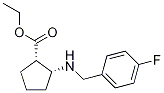 Ethyl (1S,2R)-2-(4-FluorobenzylaMino)cyclopentanecarboxylate CAS#: 1140972-21-9
