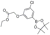 Ethyl 2-(3-chloro-5-(4,4,5,5-tetramethyl-1,3,2-dioxaborolan-2-yl)phenoxy)acetate CAS#: 1218789-47-9