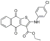 Ethyl 2-(4-chlorophenylaMino)-4,9-dioxo-4,9-dihydronaphtho[2,3-b]thiophen-3-carboxylate CAS#: 1258638-44-6