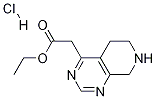 Ethyl 2-(5,6,7,8-tetrahydropyrido[3,4-d]pyriMidin-4-yl)-acetate HCl CAS#: 1187830-52-9