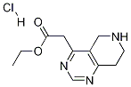 Ethyl 2-(5,6,7,8-tetrahydropyrido[4,3-d]pyriMidin-4-yl)-acetate HCl CAS#: 1187830-78-9