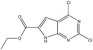 Ethyl 2,4-dichloro-7H-pyrrolo[2,3-d]pyriMidine-6-carboxylate CAS#: 1260666-52-1