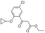 Ethyl 3-(5-chloro-2-cyclopropoxyphenyl)-3-oxopropanoate CAS#: 1260169-30-9
